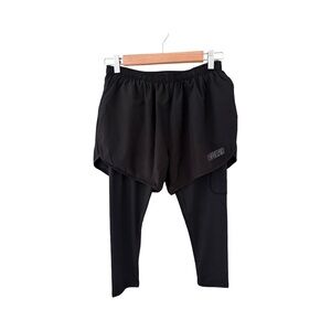 Rawgear Black Compression Legging Shorts Bradley Martyn NWT Size S